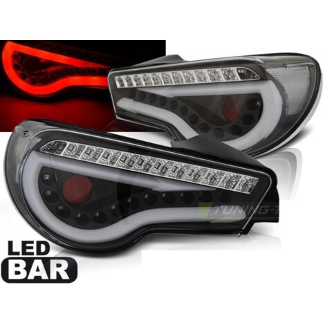 Paire de feux arriere Toyota GT86 12-16 led Bar noir