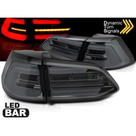 Paire de feux arriere VW Golf 7 17-19 FULL LED BAR Dyn Fume