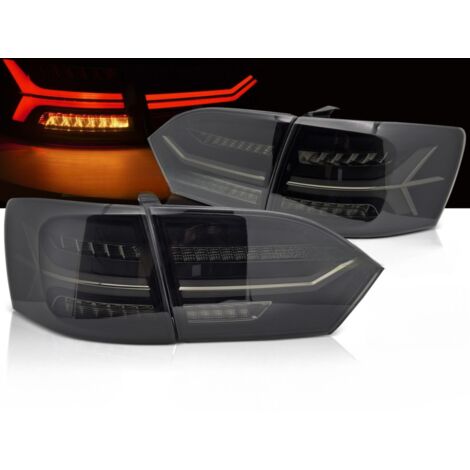 Paire de feux arriere VW Jetta 6 de 2011 a 2014 Fume - FULL Led + Dynamic