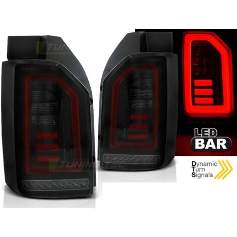 Paire de feux arriere VW T6 15-19 Full LED fume noir rouge