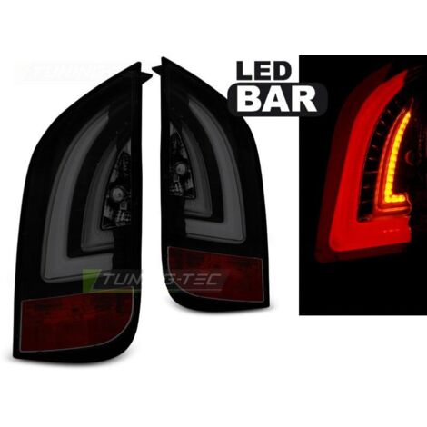 Paire de feux arriere VW Up / Skoda Citigo 11-17 LED BAR noir fume