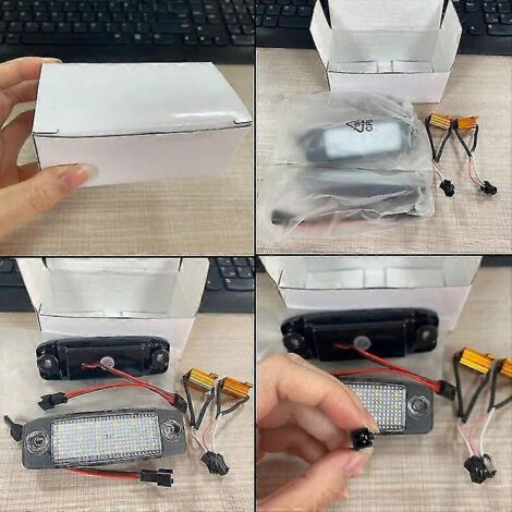 paire de feux de plaque d'immatriculation à LED avec résistance pour Kia Sorento R Sorento MX 20102015 (2 pièces)