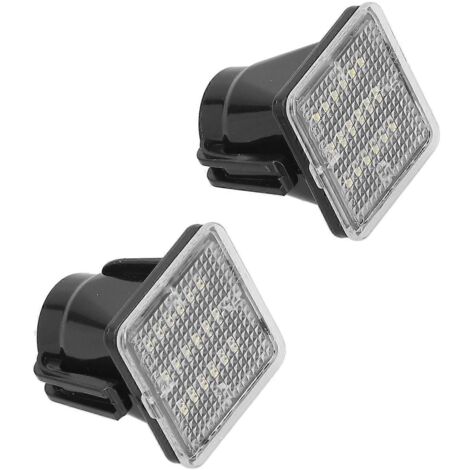 Paire de feux de plaque d'immatriculation LED 6000K haute luminosité, modèle 81270-0C040, compatible avec Tacoma et Tundra.