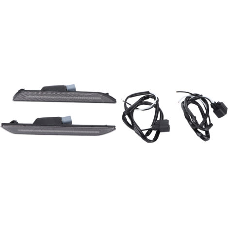 Paire de feux de position latéraux LED, lentille fumée de remplacement pour Ford Mustang Version 2018 – 2020EU