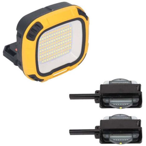 Paire De Feux De Signalisation LED 12V IP67 Étanche 14 Perles Pour Camping-Car Remorque Camion Bateau Avec Lampe De Travail Portable USB Rechargeable
