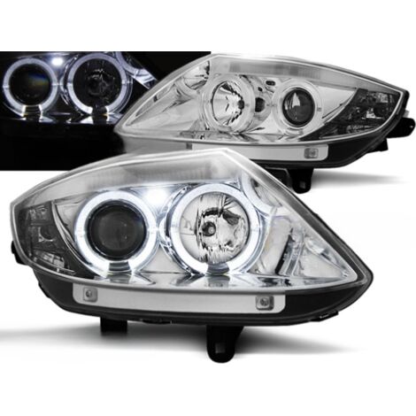 Paire de feux phares BMW Z4 E85/E86 de 2002 a 2008 angel eyes chrome-27361113