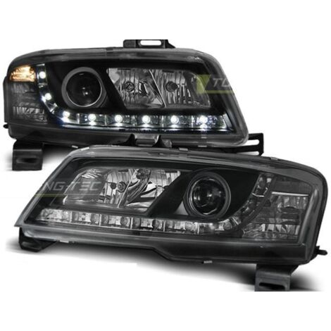 Paire de feux phares Fiat Stilo 01-08 Daylight led noir-27361308