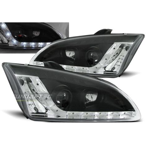 Paire de feux phares Ford Focus 04-08 Daylight noir-27361344