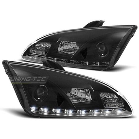 Paire de feux phares Ford Focus 04-08 Daylight noir-27361345