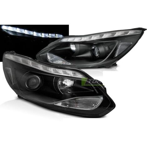 Paire de feux phares Ford Focus MK3 11-14 Daylight led Noir-35105681