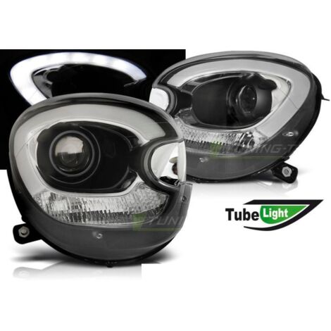 Paire de feux phares Mini Cooper R60 countryman 10-14 Daylight LTI noir (C15)-27361572