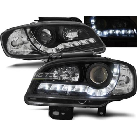 Paire de feux phares Seat Ibiza / Cordoba 99-02 Daylight led noir-27361776