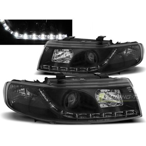 Paire de feux phares Seat Leon / Toledo 99-04 Daylight led noir-27361804