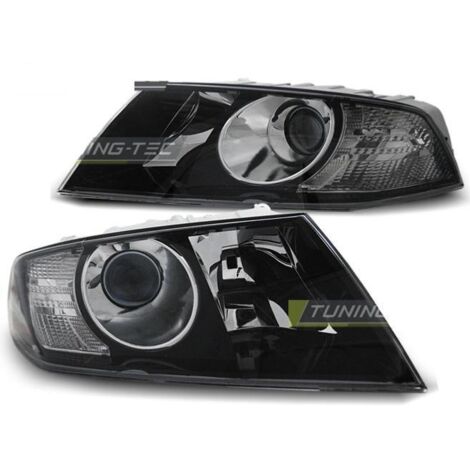 Paire de feux phares Skoda Octavia 04-08 design noir-27361812