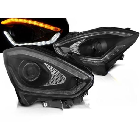 Paire de feux phares Suzuki Swift 17-20 LED LTI DRL noir-31182186