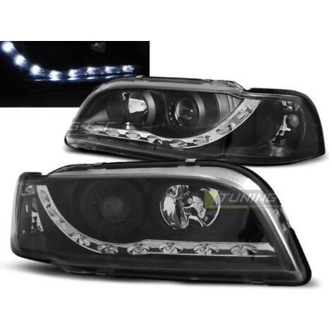 Paire de feux phares Volvo S40 / V40 96-00 Daylight led noir-27362108