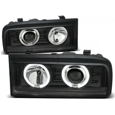 Paire de feux phares VW Corrado de 1998 a 1995 angel eyes noir-27361886