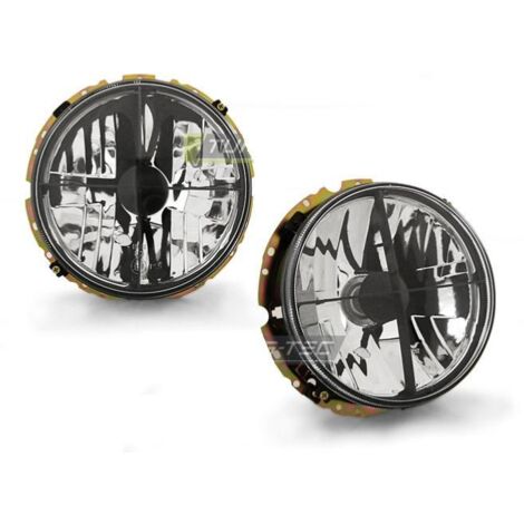 Paire de feux phares VW Golf 1 74-83 chrome-27361891