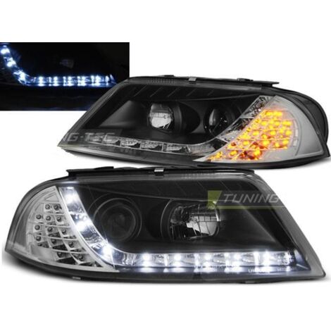 Paire de feux phares VW Passat 3BG 00-05 Daylight led noir-27362017