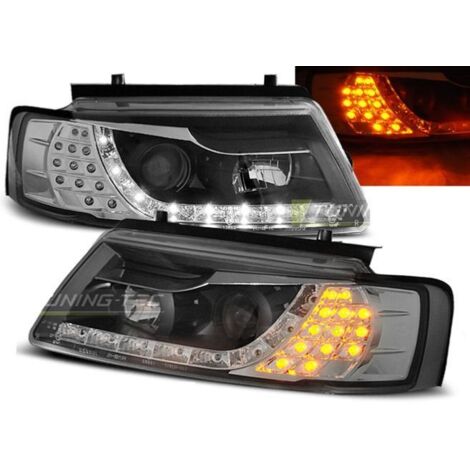 Paire de feux phares VW Passat B5 3B 96-00 Daylight led noir-27361999