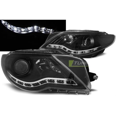 Paire de feux phares VW Passat CC 08-12 Daylight led noir-27361981