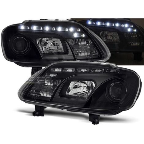 Paire de feux phares VW Touran 03-06 Daylight led noir-27362093
