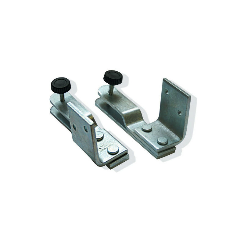 Fixation à équerre pour barre de sécurité Argent 113 mm Zingué 70