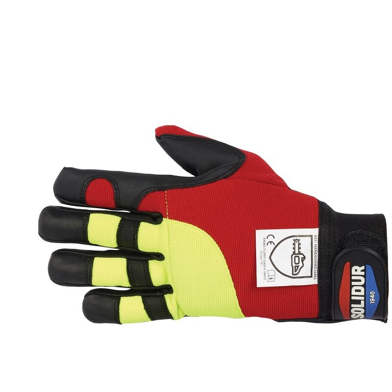 Jardiaffaires - Paire de gants anti-coupure pour tronçonneuse Solidur Infinity taille 9
