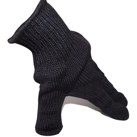 Paire de Gants Anti Coupures, La Protection De Niveau 5，Métal Boucher Couper Preuve Poignarder Protéger Gants Mitaine,Meilleure Protection Contre Les Coupures du Quotidien Couteau Cuisines, Jardinage