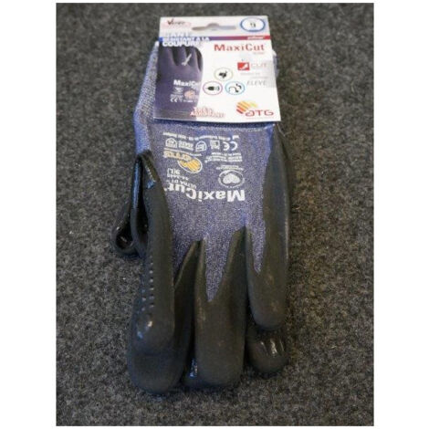Paire de gants de manutention bleus anti-coupure taille 9 en milieu sec Maxicut VEPRO