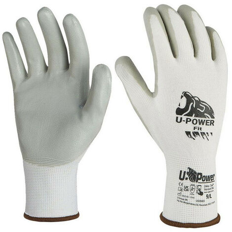 Paire de gants de travail t9 - enduit nitrile, leger et resistant