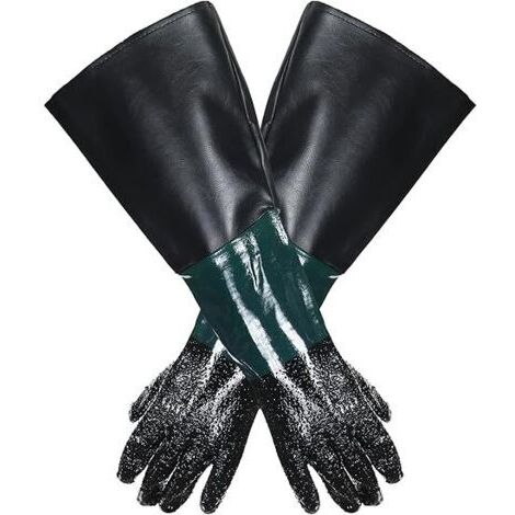 Paire de Gants sablage 60x30cm pour Microbilleuse Sableuse