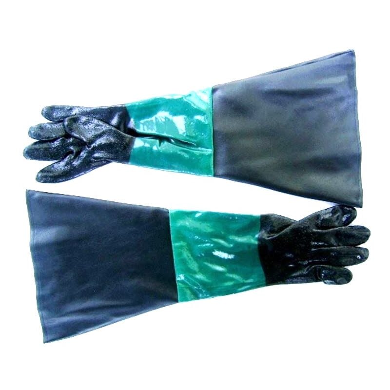 Equipement Express Sicoba - Paire de Gants sablage 61cm pour Microbilleuse Sableuse Cabine de sablage