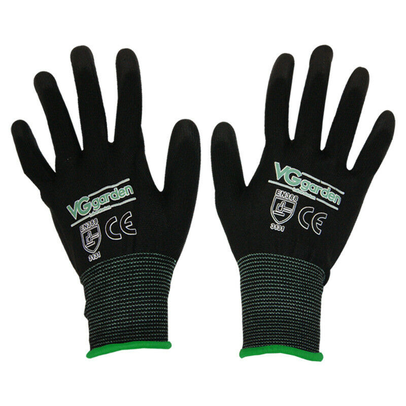 Paire de gants Vg Garden Taille l - Liseré vert