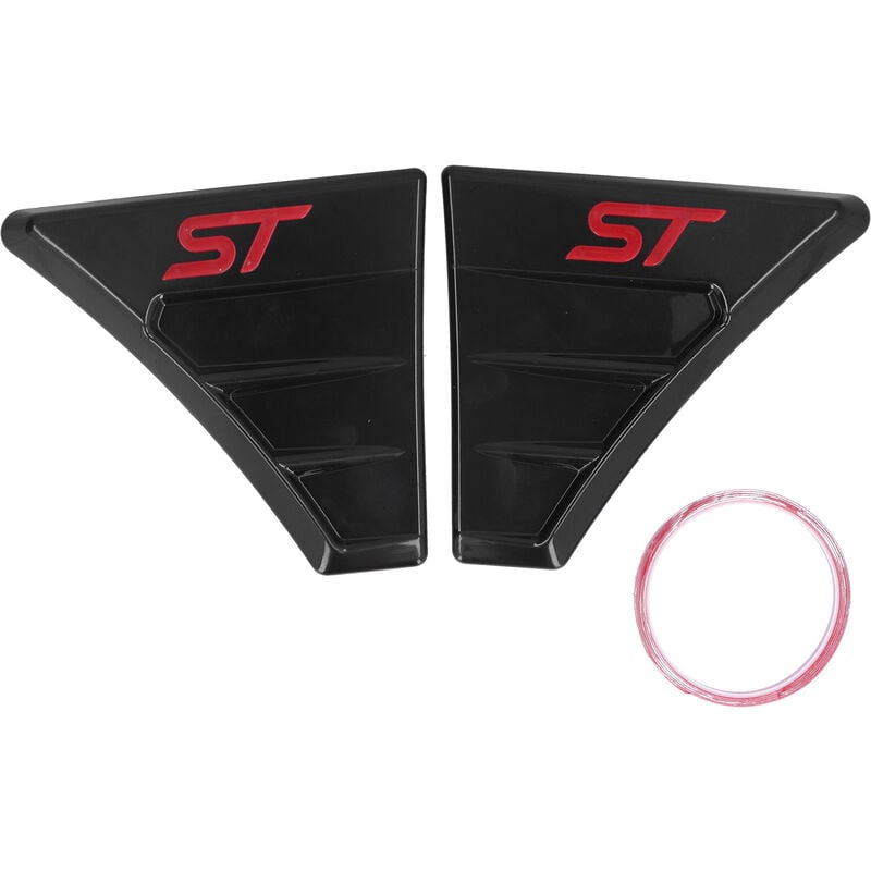YB - Jeffergarden Paire de garnitures de couvercle de ventilation latérale de garde-boue, accessoire de Modification de Style st rs pour Ford Focus