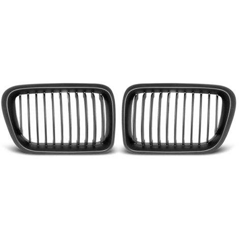 Paire de grilles de calandre BMW serie 3 E36 de 10/1996 a 08/1999 Noir-27318061