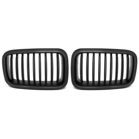 Paire de grilles de calandre BMW serie 3 E36 de 12/1990 a 09/1996 Noir-27318060