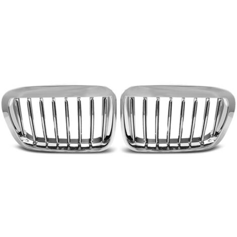 Paire de grilles de calandre en ABS BMW serie 3 E46 Berline/Break de 05/1998 a 08/2001 Chrome-27318051