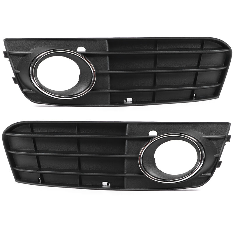 Paire de grilles de phares antibrouillard gauche + droite, couvercle de calandre de phare de voiture 8KD807681 adapté pour A4 B8 0912
