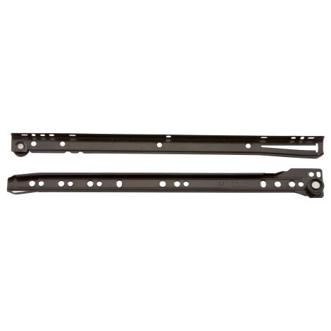 paire de guides pour tiroirs coulissants en acier blanc guide de tiroir 60 cm