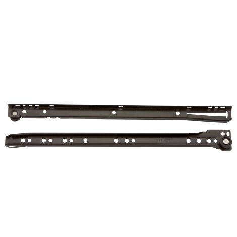 paire de guides pour tiroirs en acier brun guide d&39accessoires pour tiroir 35 cm