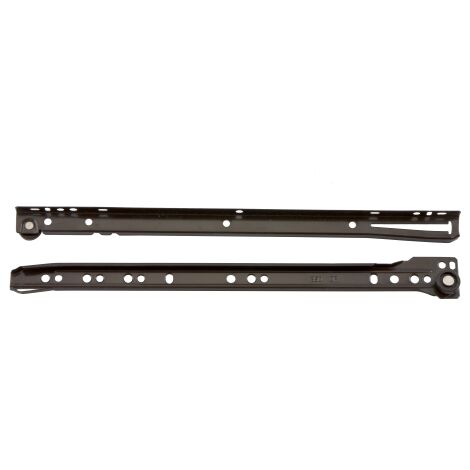 paire de guides pour tiroirs en acier brun guide d&39accessoires tiroir 45 cm