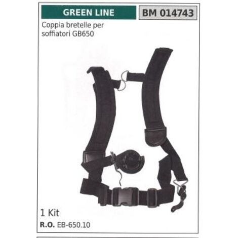 Paire de harnais pour souffleur GB650 GREEN LINE