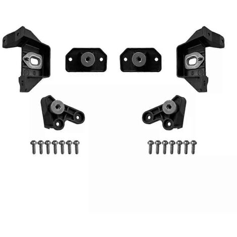 paire de kits de réparation de supports de phares avant de voiture pour noir