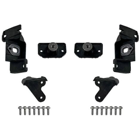 paire de kits de réparation de supports de phares - Noir
