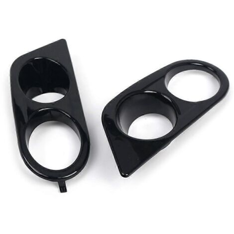 Paire de lentilles de phare antibrouillard avant pour pare-chocs BMW Série 3 E46 2 portes 2001-2006, couvercle en verre transparent, référence 51112695255.