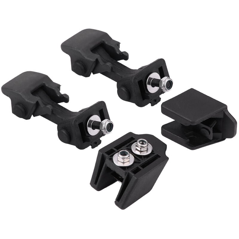 YB - tonysa Paire de loquets de sécurité pour capot avant et support pour Jeep Wrangler tj 97-06