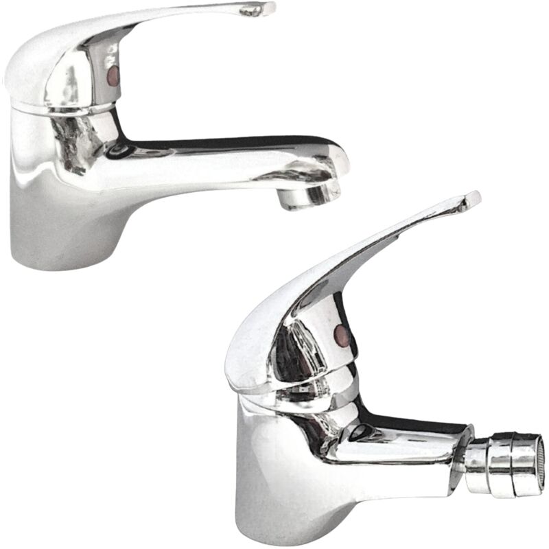Bagnoclic - Ensemble complet de robinets pour salle de bain, lavabo et bidet
