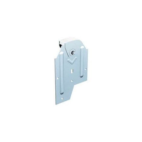 Paire de monture galet Delrin flasque acier 250A MANTION SA - Fer 50x10 mm - Capacité porte 250Kg - 250A