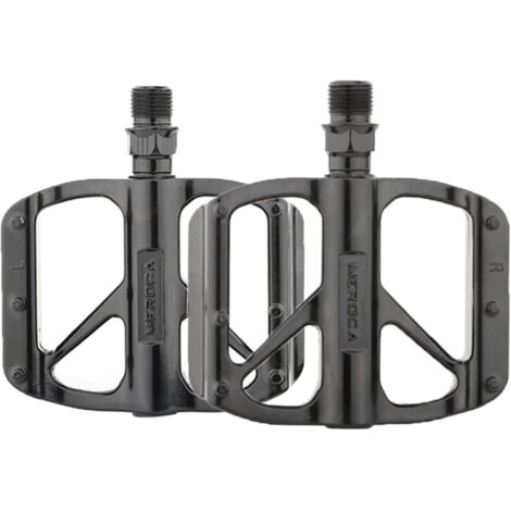 Paire de pédales de vélo ultra-légères en métal pour VTT et vélos de route, 3 roulements à billes